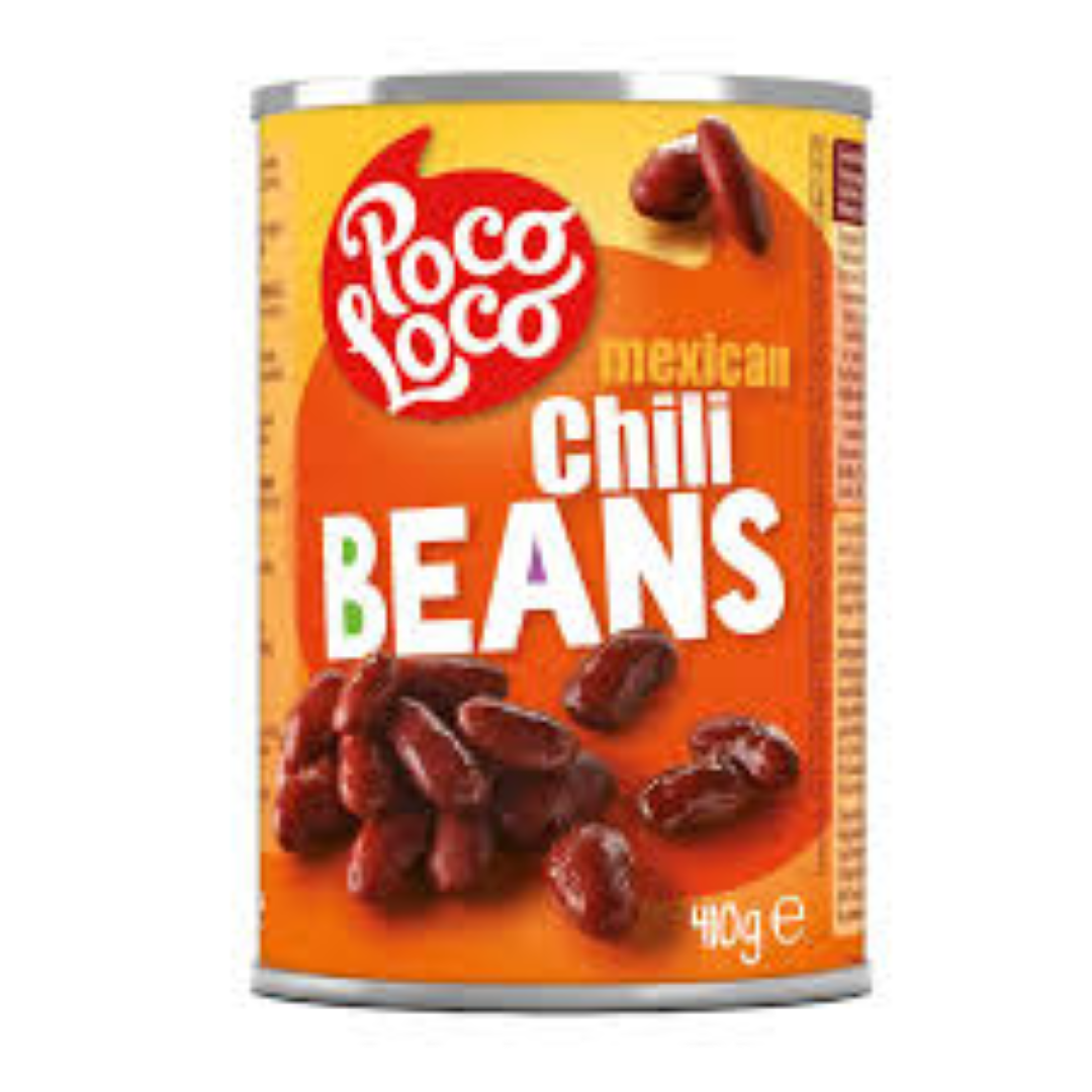 POCOLOCO CHILLI BEANS 410G